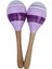 Maracas El Püküşülün Çalışmaları, Ahşap Rumba Shaker Müzik Ant Entumlukları Yetişkinler, 2 Set, Mor (Yurt Dışından) 1