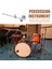 Bas Drum Pedal Çırpıcı Alüminyum Alaşım Ayarlanabilir Çekiç Kafası Perküsyon Enstrüman Aksesuarları (Yurt Dışından) 5