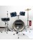 Drumstick Torbası Su Geçirmez Drumsticks Stands Için Kelepçeli Ayarlanabilir Drum Stick Tutucu (Siyah Baget Çanta) (Yurt Dışından) 2