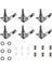 6pcs 6r Gitar Ayarlanması Pegs Tuner Makine Başlıkları Çamurluk Değiştirme Için (Yurt Dışından) 2