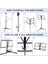 Metal Nota Standı Taşınabilir, Tripod Taban ve Notalar Klasörü ile Ayarlanabilir Podyum Standı - Siyah (Yurt Dışından) 4
