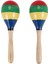 Maracas El Perküsyon Çarpıkları, Ahşap Rumba Shaker Çocuklar Için Müzik Enstrümanı Yetişkinler, 2 Set (Yurt Dışından) 2