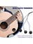 Akustik Gitar Ukulele Mandolin Için Universal Pickup Piezo 3 Dönüştürücü 6.35MM (Yurt Dışından) 3
