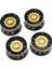 4pcs Hacim Tonu Les Paul Lp Tarzı Bas Elektro Gitar Parçaları Için Hacim Hızı Kontrol Düğmeleri, Şeffaf Altın (Yurt Dışından) 4