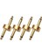 4 Pcs Gitar Etkisi Pedal Jak Konnektörü Fiş Metal Lehim Bağlantı Bağlantı Krank Jumper Yama (Yurt Dışından) 1