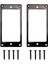 Metal Humbucker Pikap Halka Kapak Çerçevesi Lp Gitar Montajı ile Uyumlu Değişen Elektro Gitar (Siyah) (Yurt Dışından) 1