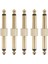 5pcs 1/4 Inç 6.35 mm Gitar Efektleri Pedal Konnektörü Kepçesi Arayüzü Kablo Adaptörü Elektrik Pedal Kartı Aksesuarları (Yurt Dışından) 1