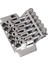 Chrome Electric Guitar Tremolo Köprüsü Çift Kilitleme SISTIYEMI/78MM 2 Saplama Merkezi/ipleri Eyerden (Yurt Dışından) 3