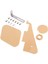 1set Krem Pickguard /boşluk /anahtar Kapakları /pikap Seçici Plaka /braket /lp Stili Gitar Değiştirme Için Vidalar (Yurt Dışından) 3