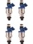 4pcs Mazda Miata Için Yakıt Enjektörleri Nozumu 1.6/1.8l 1990-1995 195500-1970 (Yurt Dışından) 2