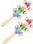 Renkli Ahşap Küçük Dikey Çan 10 Dikey Çan Çocuk Perküsyon Enstrümanı Gökkuşağı El Zili (Yurt Dışından) 5