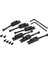 6pcs Metal Gitar Kilitli String Saddles Floyd-Rose Tremolo Köprü Parçaları (Yurt Dışından) 3