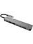 Macbook Pro Dell Uyumlu Type C To 4K HDMI + USB 3.0 + Sd/tf + Pd + Type-C, Taşınabilir 7in1 Adaptör 3