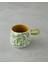 Growtopia Stoneware Kupa 340 ml Yeşil-Beyaz 2
