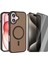 iPhone 16 Plus Kılıf M-safe Şarj Özellikli Mat Arka Yüzey Zore Sio Kapak + Hayalet Ekran Koruyucu 1
