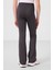 Antrasit Esnek Standart Fit Basic Performans Ispanyol Paça Kız Çocuk Tayt - 75193 5