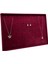 Süet Kumaş Bordo 34-24 cm Ayaklı 18 Pedli Kolye Tabla Stand 1