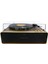 Nostaljik Ahşap Kaplama Pikap 33X45 Plaklar Bass Bluetooth Crownwell Vegas Plus Silver Renk 2
