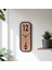 Dikdörtgen Ahşap Minimal Duvar Saati – 40×15 Cm, Sessiz Mekanizma, Modern Tasarım 1