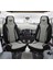 Plkt Serisi Ford Transit Custom 2012-2023 ile Uyumlu Pilot Oto Koltuk Kılıfı, Gri/siyah 1