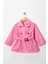 Trençkot Kemerli Astarlı kız çocuk - Pembe 1