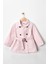 Trençkot Kemerli Astarlı kız çocuk - Pudra 1