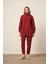 Kadın Modal Pantolonlu Takım Bordo 30716 2