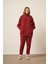 Kadın Modal Pantolonlu Takım Bordo 30716 5