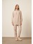 Kadın Modal Pantolonlu Takım Beige 30716 1