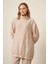 Kadın Modal Pantolonlu Takım Beige 30716 3