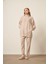 Kadın Modal Pantolonlu Takım Beige 30716 5