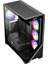 VG4202FL Fsp 850W Gen5 4X120MM Rainbow Rgb Fan USB 3.0 Temperli Cam Siyah Gaming (Oyuncu) Kasa 2