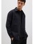 Tencel TM Liyosel Karışımlı Siyah Gömlek 0211649-900 9