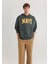 Mavi Logo Baskılı Kapüşonlu Yeşil Sweatshirt 067149-71598 13