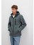 Kapüşonlu Yeşil Ceket 0110264-71598 6