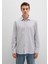 Çizgili Gri Gömlek 0211693-91013 9
