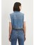 Rona Classic Denim Indigo Mavisi Jean Yelek 1110450-86815 10