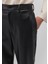 Siyah Suni Deri Pantolon 1010867-900 14