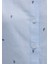 Mini Baskılı Mavi Gömlek 1210030-84655 14