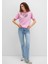 Kedi Baskılı Pembe Tişört 1613473-71031 9