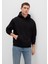 Kapüşonlu Siyah Basic Sweatshirt 0S10275-900 10