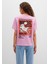 Kedi Baskılı Pembe Tişört 1613473-71031 12