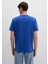 Cep Detaylı Mavi Basic Tişört 066248-70907 13