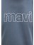 Mavi Logo Baskılı Gri Tişört 065781-80889 14