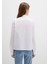 Nakışlı Şerit Detaylı Beyaz Gömlek 1211174-70057 14
