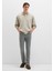 Marcus Gölge Gri Comfort Gabardin Pantolon 0035180922 9