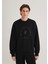 Mavi Pro Baskılı Siyah Sweatshirt 0S10355-71379 14