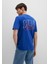 Mavi Jeans Baskılı Mavi Tişört 0612937-70907 8