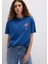 Kedi Logo Baskılı Lacivert Tişört 1613283-82625 10