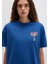 Kedi Logo Baskılı Lacivert Tişört 1613283-82625 13